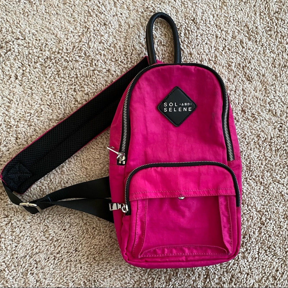 Sol and Selene Cross Body Mini Backpack